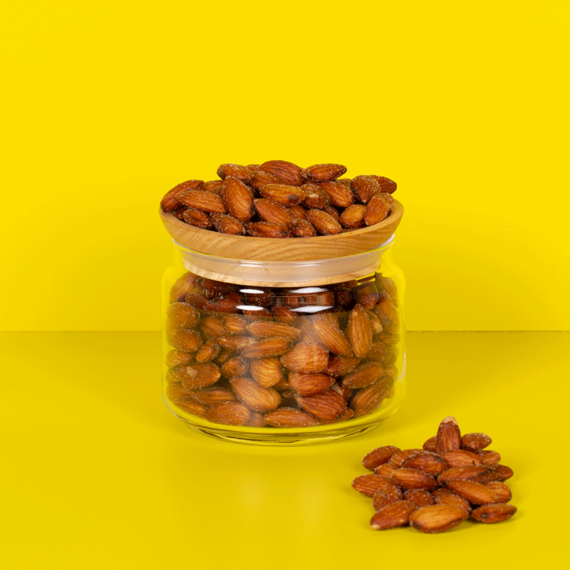 250g Salted and Grilled Brown Almonds